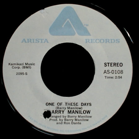 Barry Manilow - It's A Miracle / One Of These Days side A