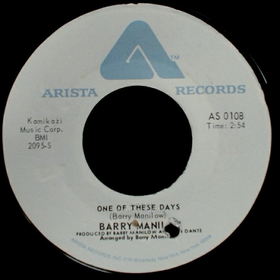 Barry Manilow - It's A Miracle / One Of These Days side B