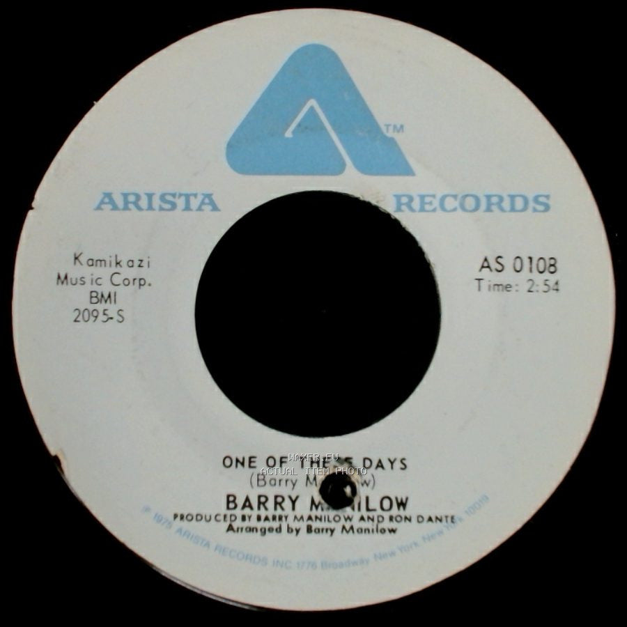 Barry Manilow - It's A Miracle / One Of These Days side A