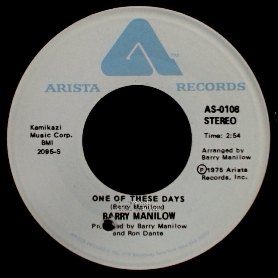 Barry Manilow - It's A Miracle / One Of These Days side A