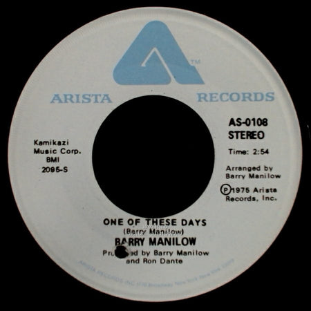 Barry Manilow - It's A Miracle / One Of These Days side A