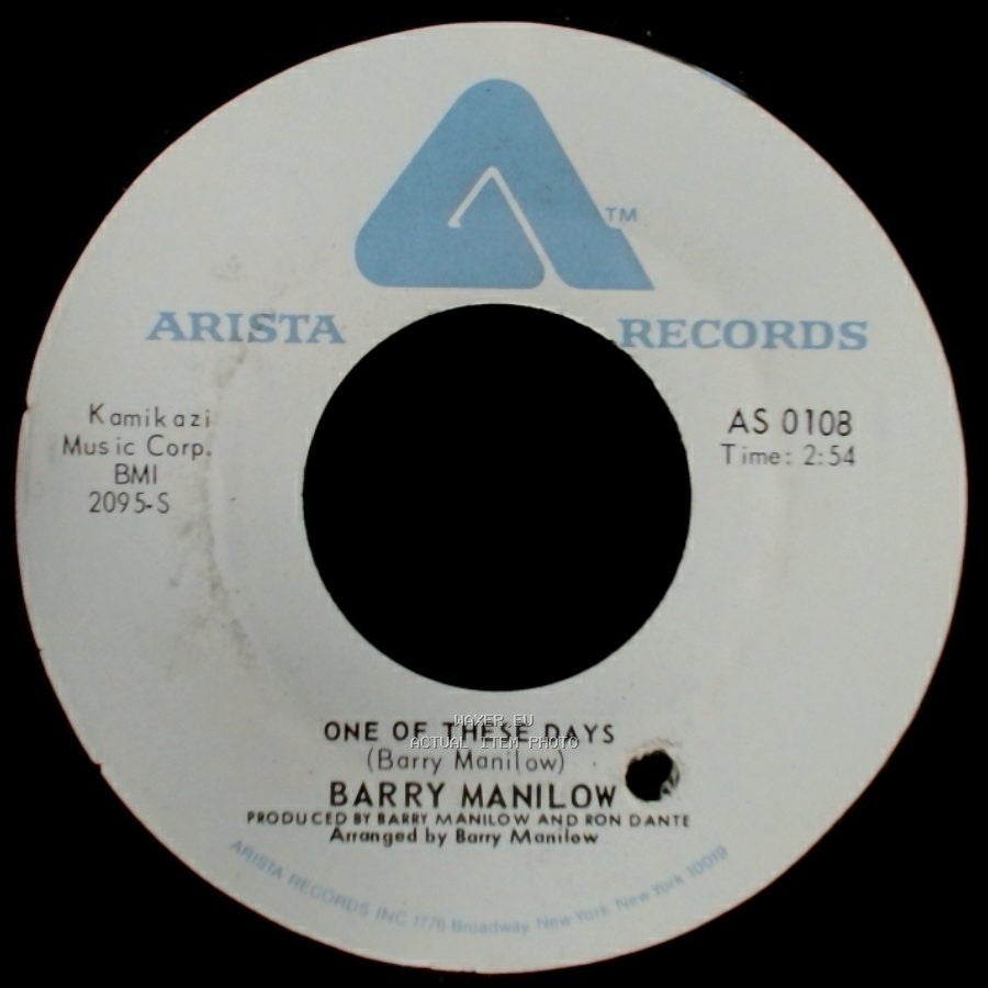 Barry Manilow - It's A Miracle / One Of These Days side A