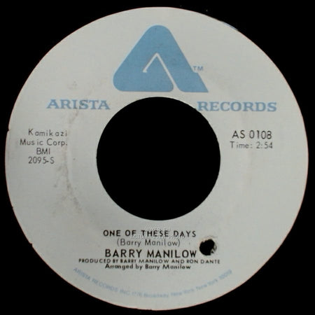 Barry Manilow - It's A Miracle / One Of These Days side A
