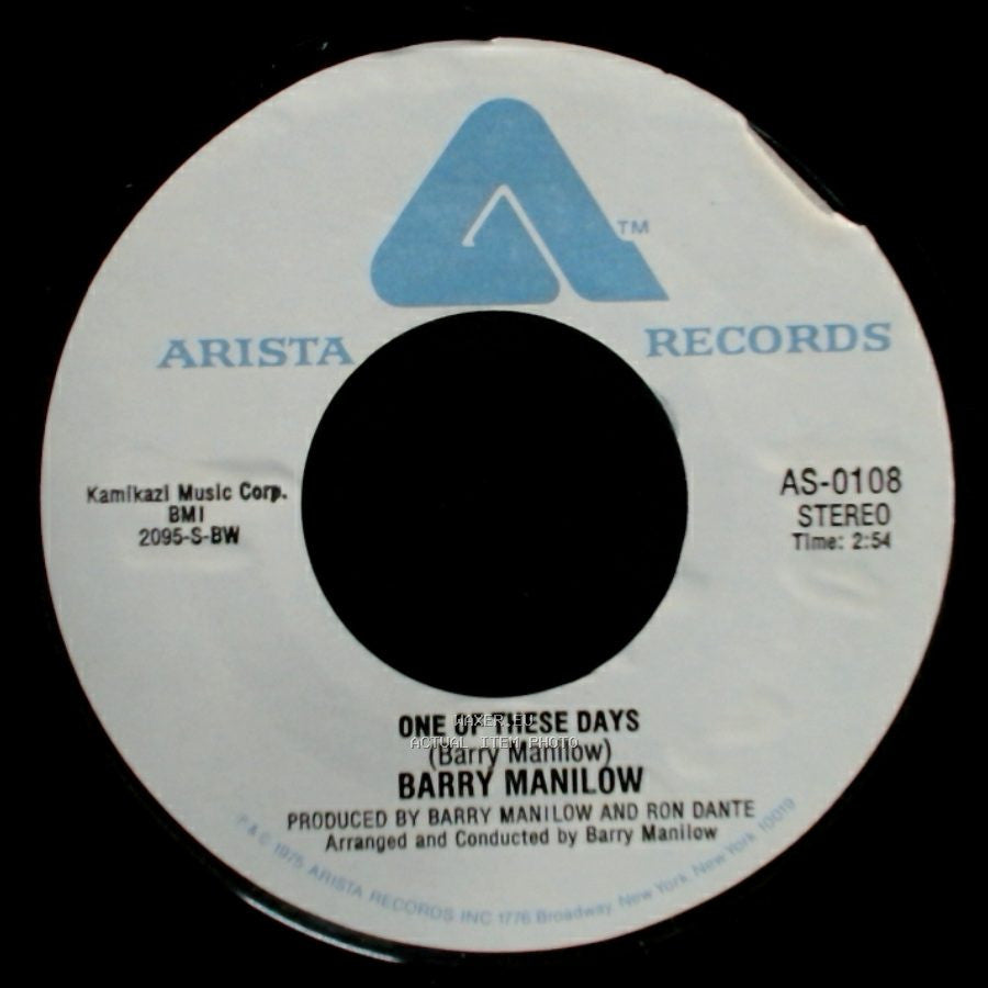 Barry Manilow - It's A Miracle / One Of These Days side A