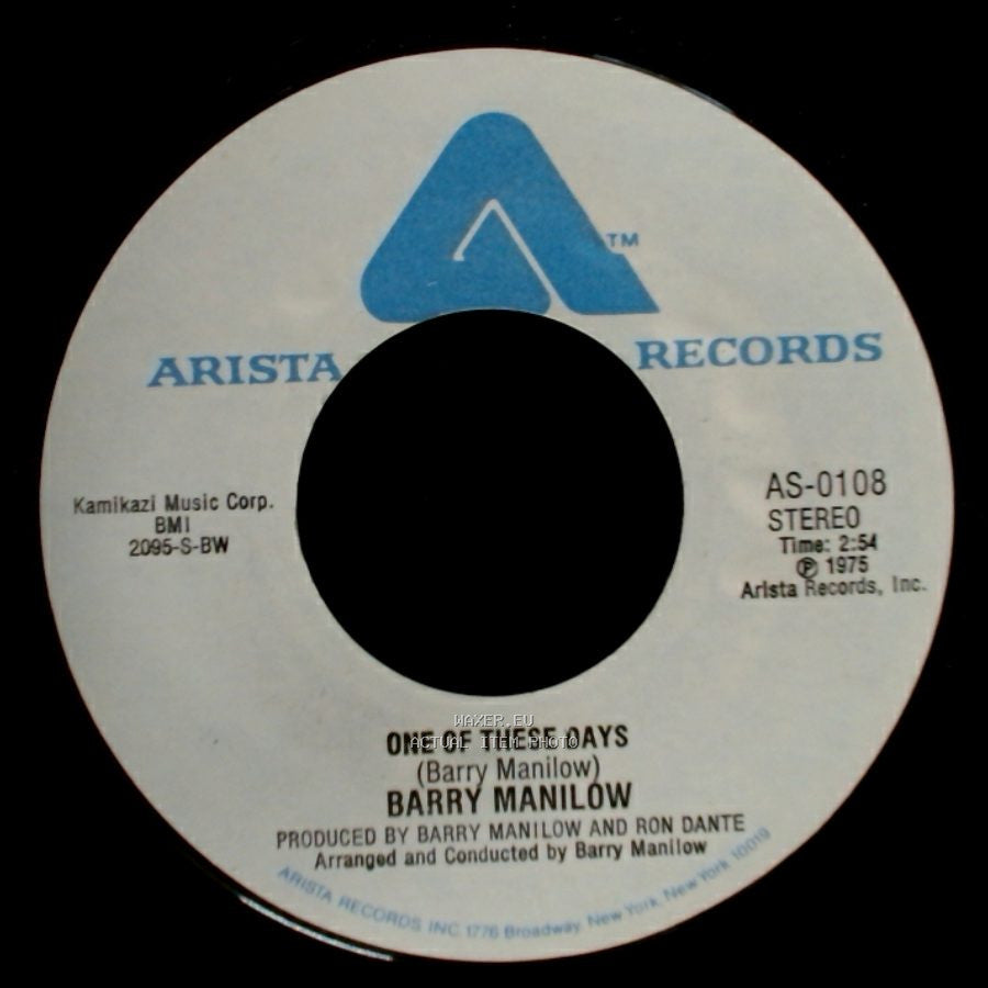 Barry Manilow - It's A Miracle / One Of These Days side A