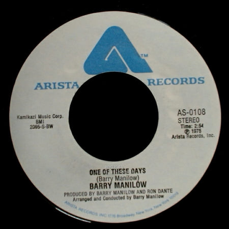 Barry Manilow - It's A Miracle / One Of These Days side A