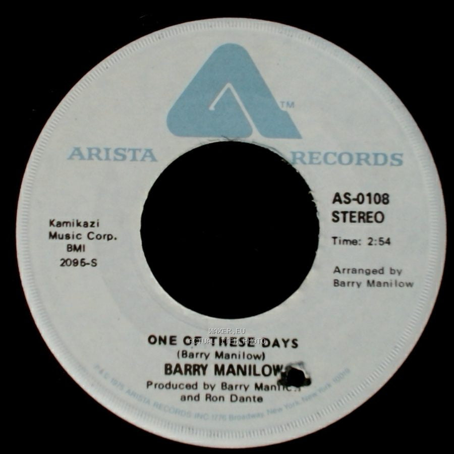Barry Manilow - It's A Miracle / One Of These Days side A