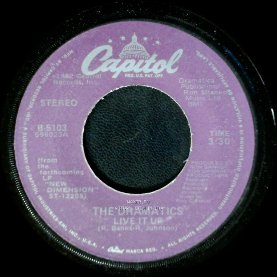 The Dramatics - Live It Up / She's My Kind Of Girl side A