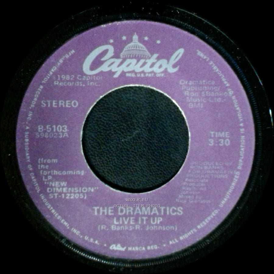 The Dramatics - Live It Up / She's My Kind Of Girl side A