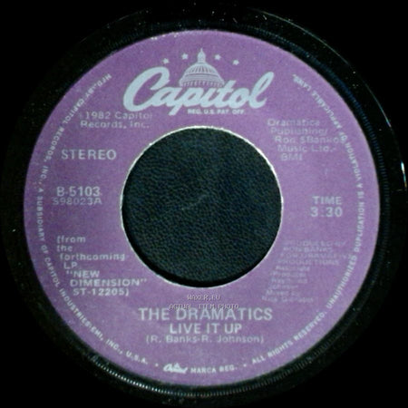 The Dramatics - Live It Up / She's My Kind Of Girl side A