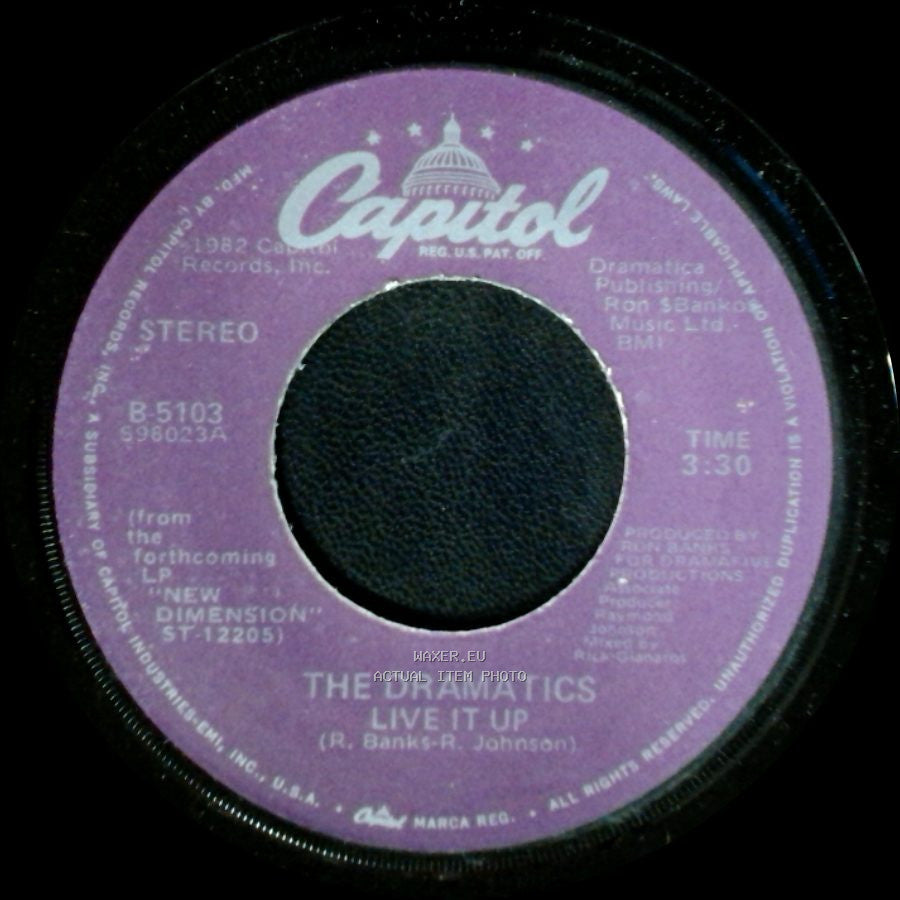 The Dramatics - Live It Up / She's My Kind Of Girl side A