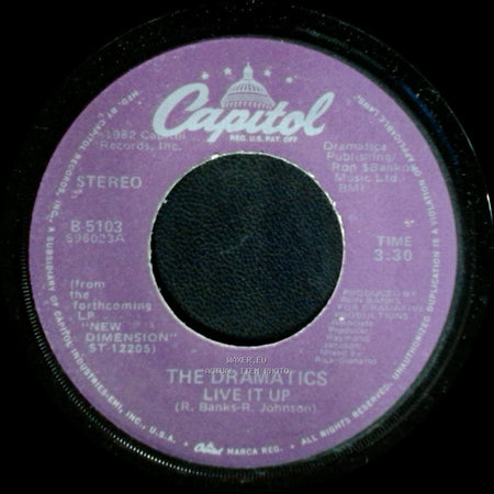 The Dramatics - Live It Up / She's My Kind Of Girl side A