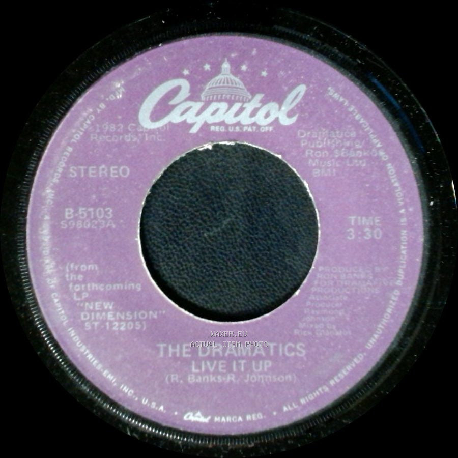 The Dramatics - Live It Up / She's My Kind Of Girl side A