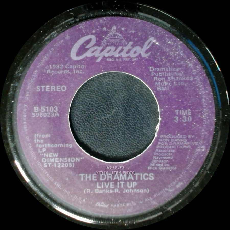 The Dramatics - Live It Up / She's My Kind Of Girl side A