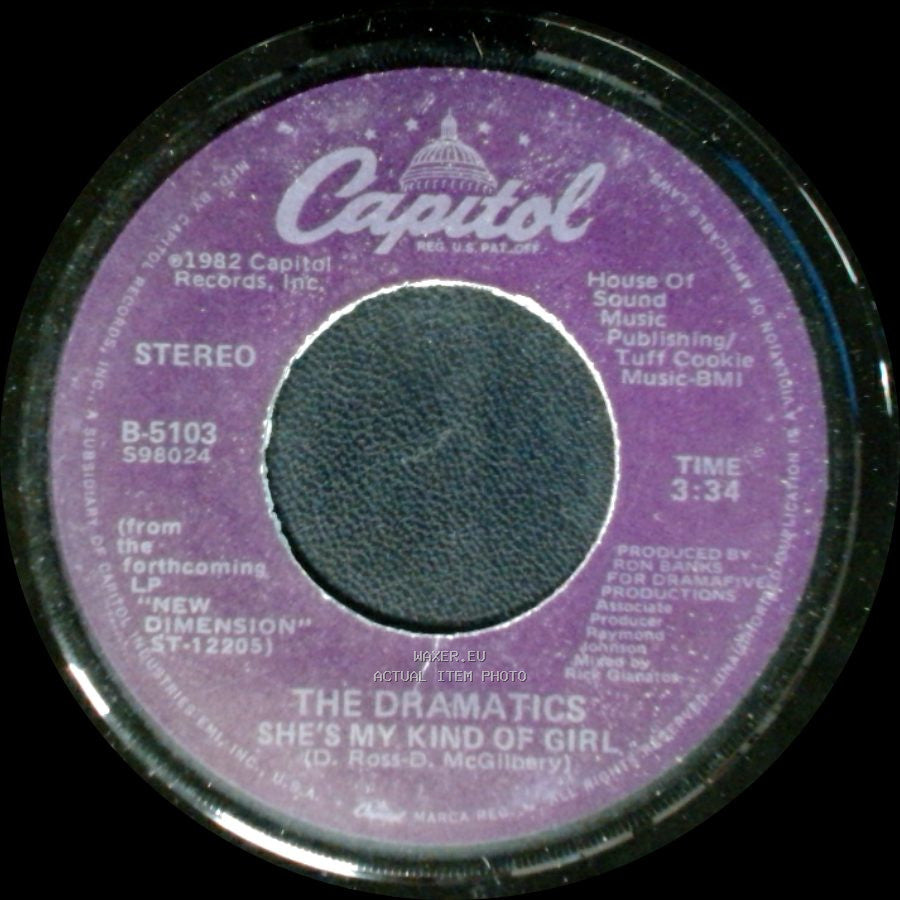 The Dramatics - Live It Up / She's My Kind Of Girl side A