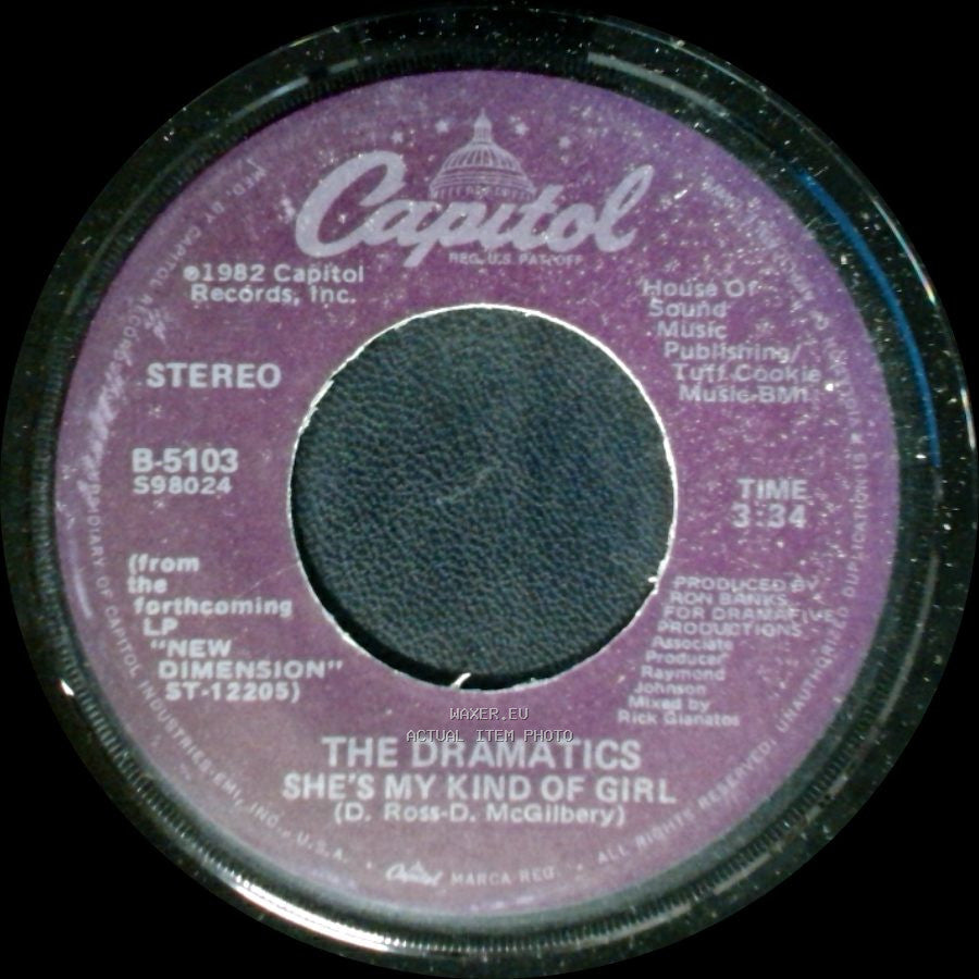 The Dramatics - Live It Up / She's My Kind Of Girl side A