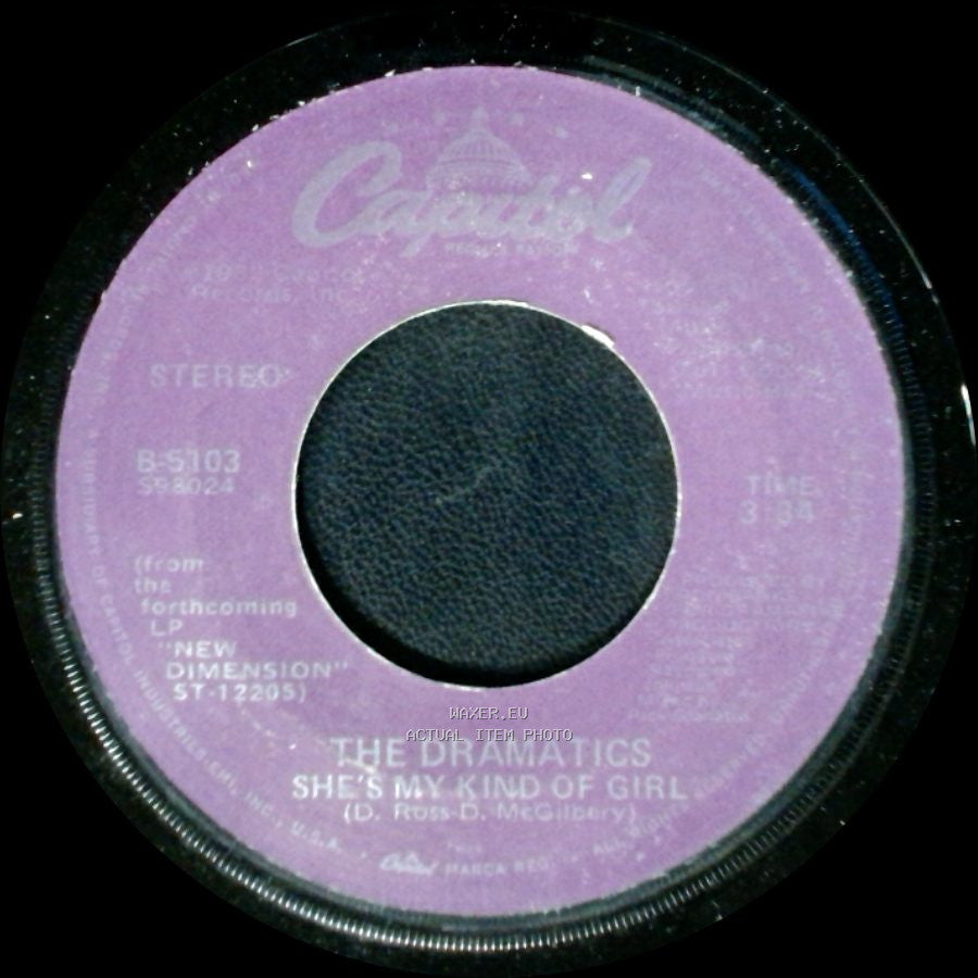 The Dramatics - Live It Up / She's My Kind Of Girl side A