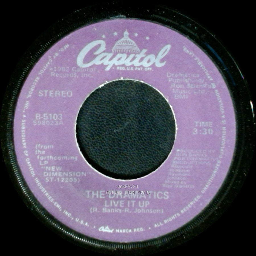The Dramatics - Live It Up / She's My Kind Of Girl side A