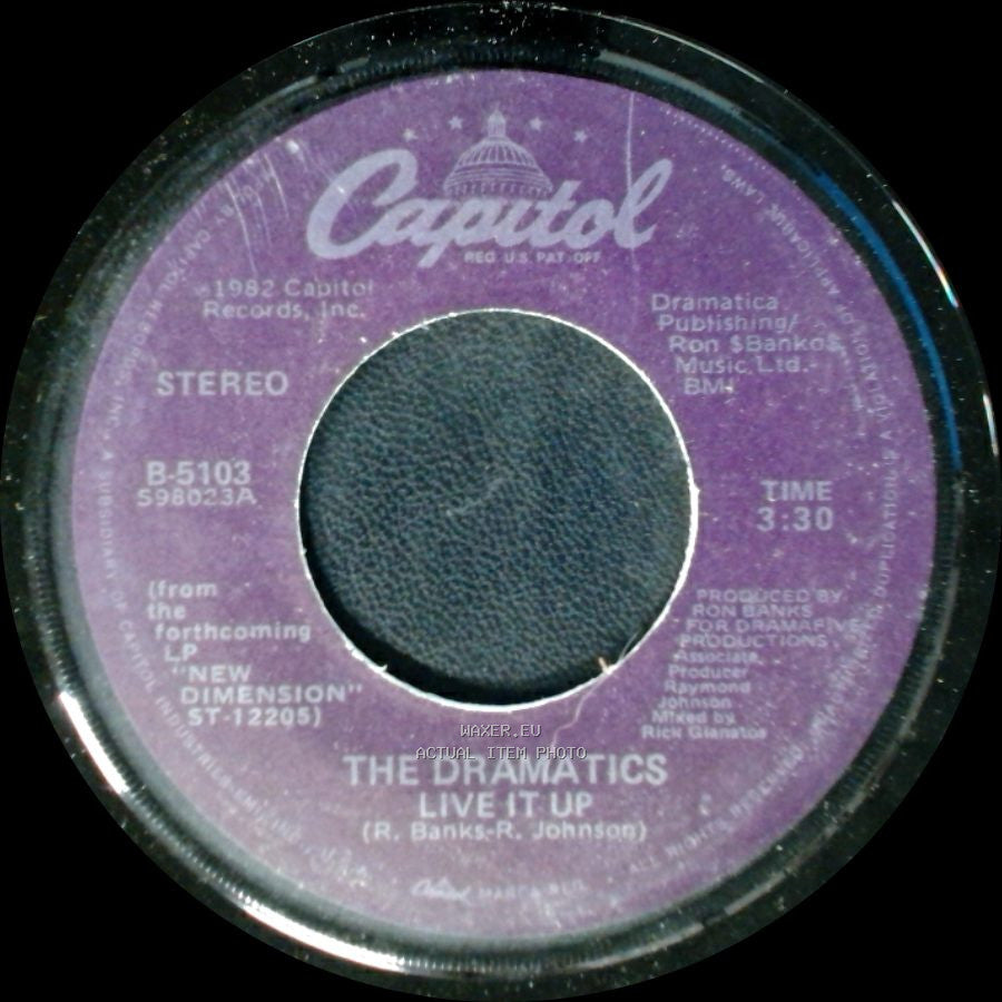 The Dramatics - Live It Up / She's My Kind Of Girl side A