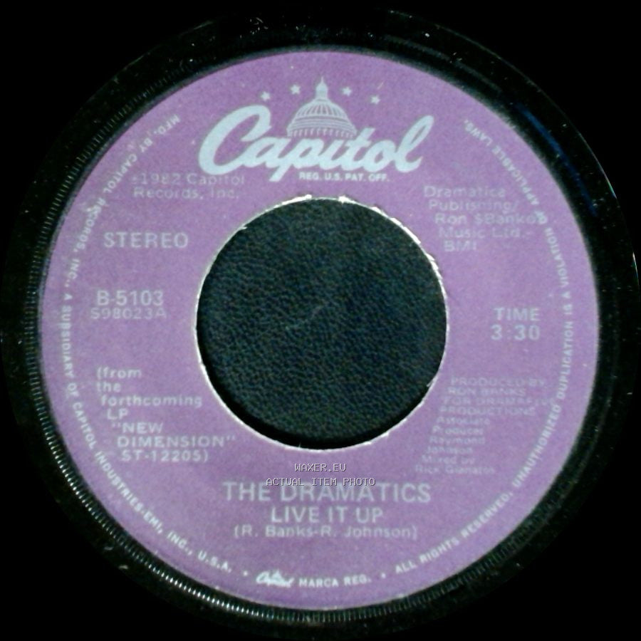 The Dramatics - Live It Up / She's My Kind Of Girl side A