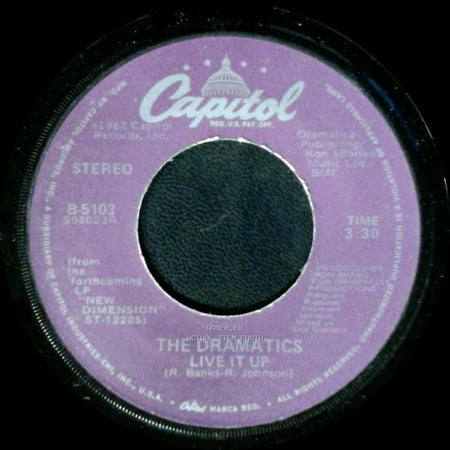 The Dramatics - Live It Up / She's My Kind Of Girl side A