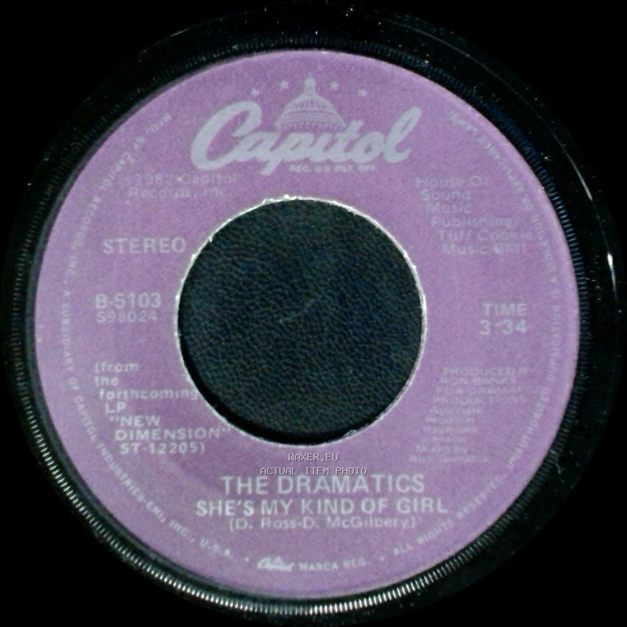 The Dramatics - Live It Up / She's My Kind Of Girl side B