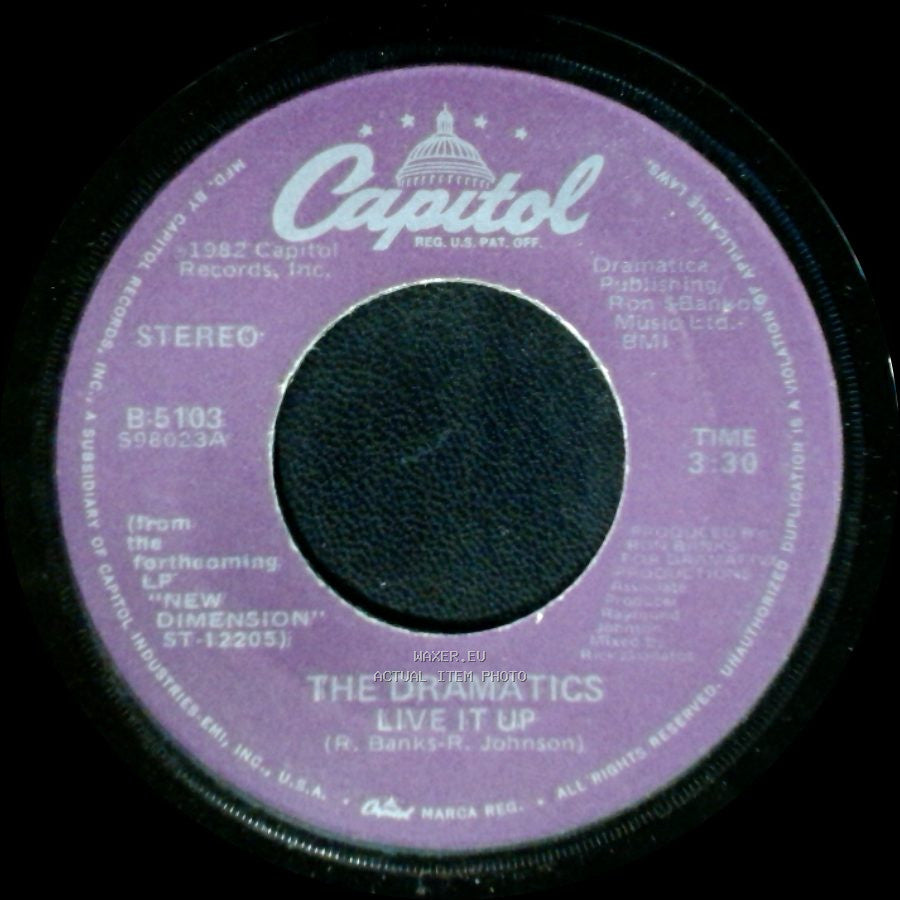 The Dramatics - Live It Up / She's My Kind Of Girl side A