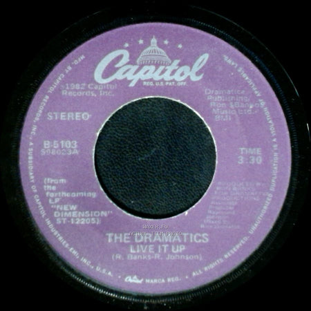 The Dramatics - Live It Up / She's My Kind Of Girl side A