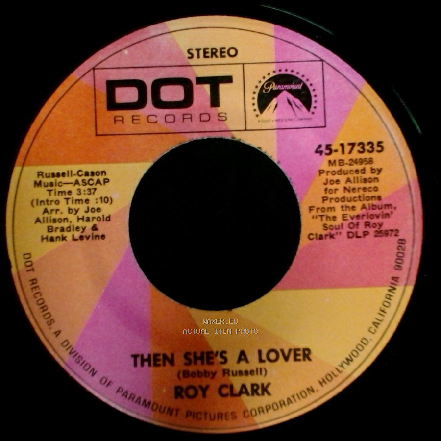 Roy Clark - Say Amen / Then She's A Lover side B