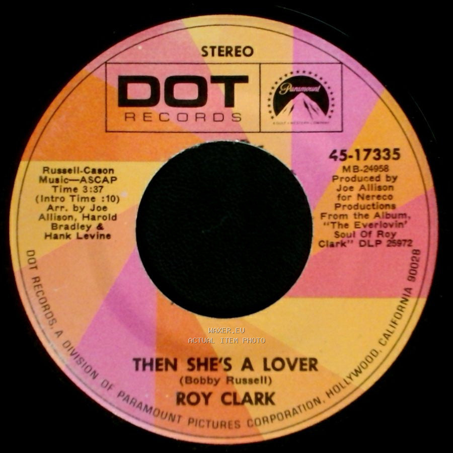 Roy Clark - Say Amen / Then She's A Lover side B