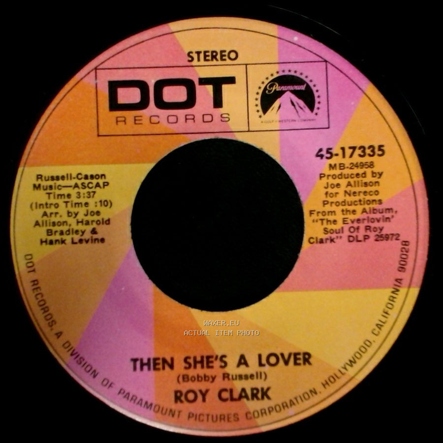 Roy Clark - Say Amen / Then She's A Lover side B