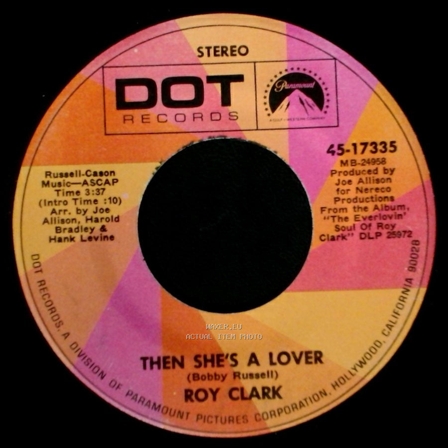Roy Clark - Say Amen / Then She's A Lover side B