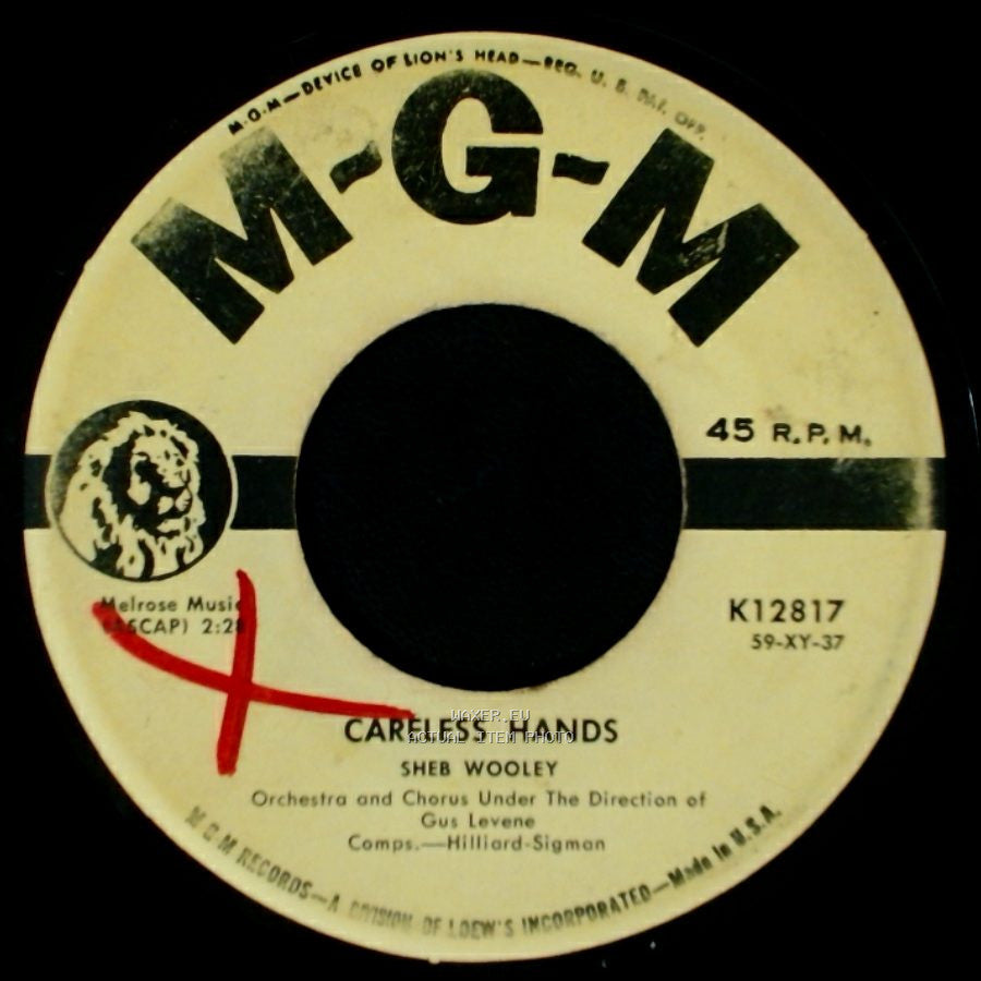 Sheb Wooley - Careless Hands / Pygmy Love side A