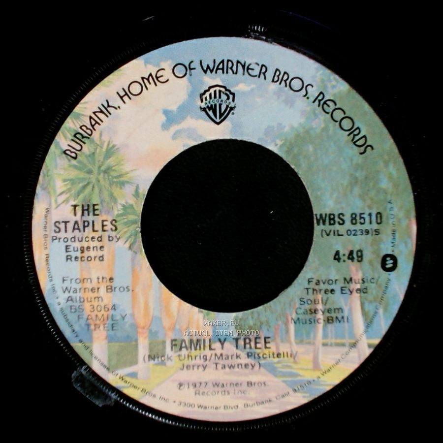 The Staples - I Honestly Love You (Edit) / Family Tree side B