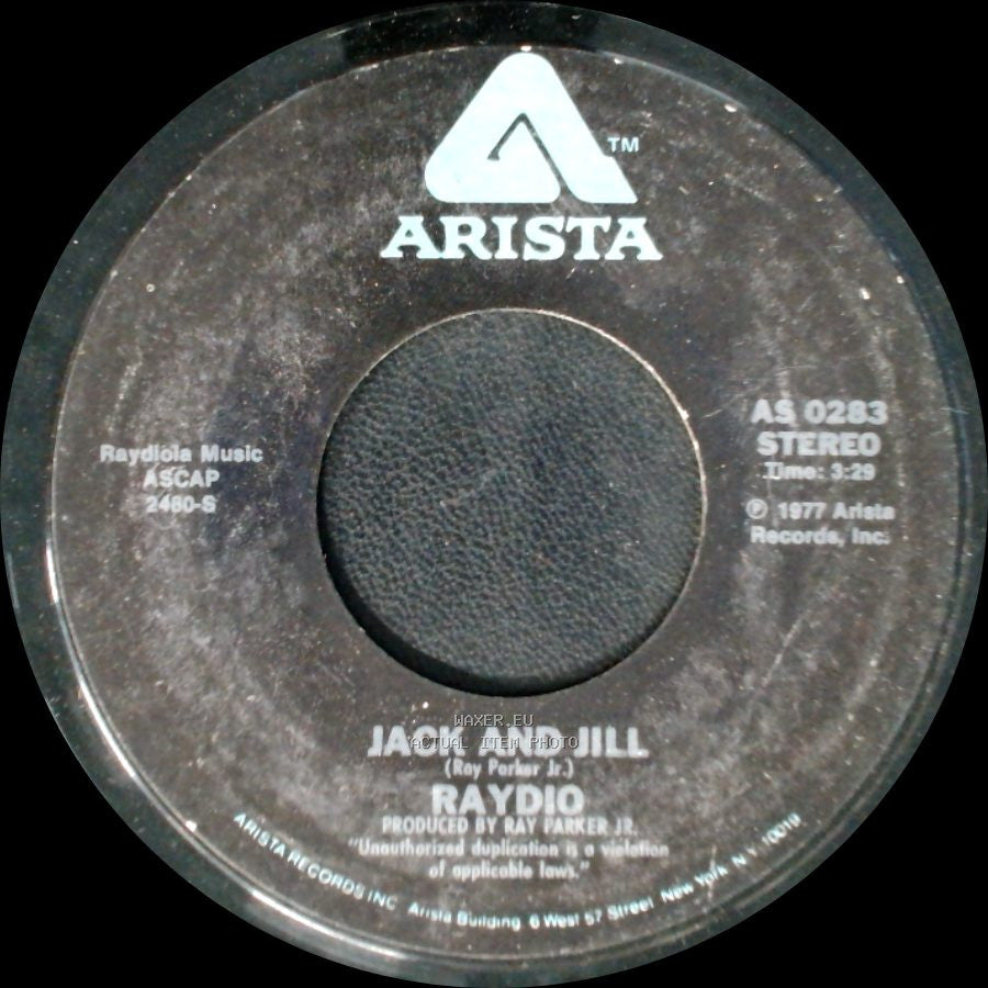 Raydio - Jack And Jill / Get Down side A