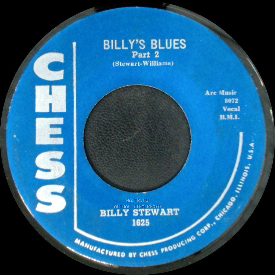 Billy Stewart - Billy's Blues Part 1 / Billy's Blues Part 2 side B