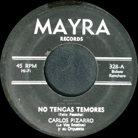 Carlos Pizarro / Carlos Pizarro Y Su Orquesta - No Tengas Temores / Quiereme Como Soy O No Me Quieras side A