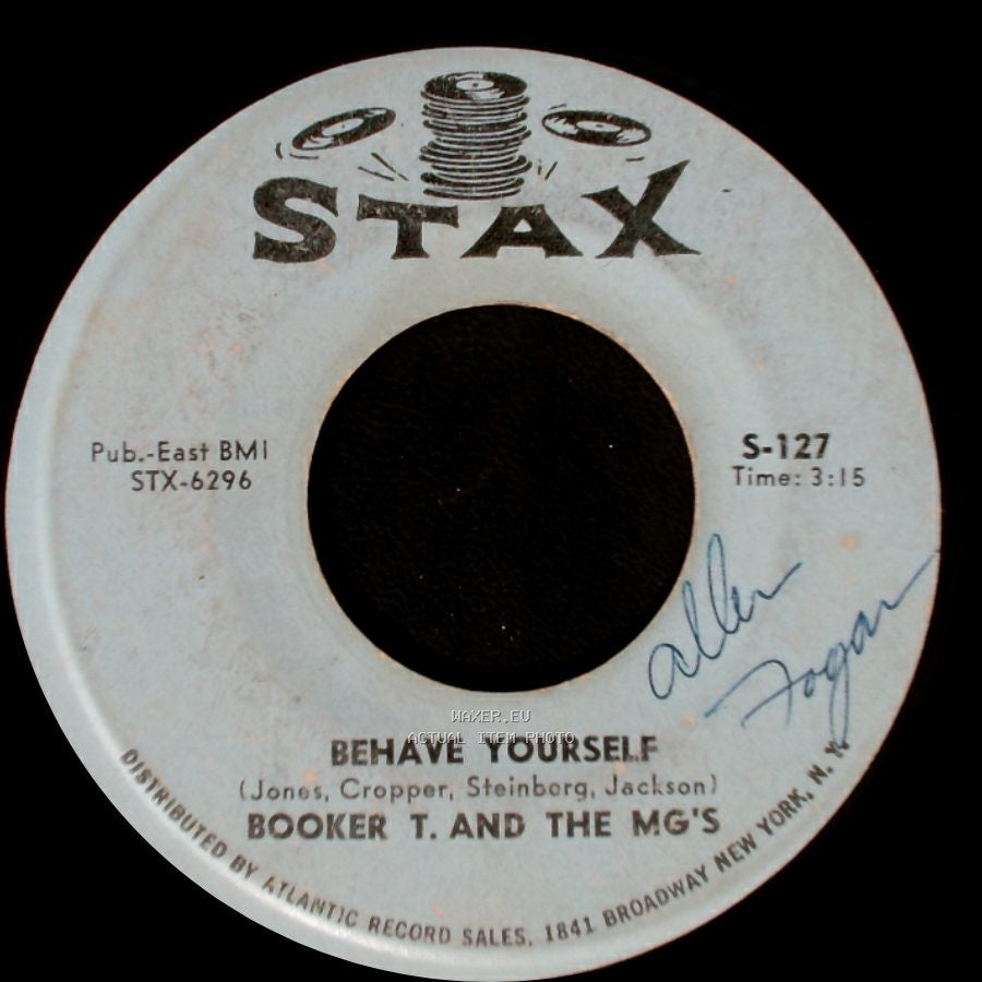 Booker T. And The Mg's - Green Onions / Behave Yourself side B