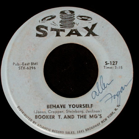 Booker T. And The Mg's - Green Onions / Behave Yourself side B