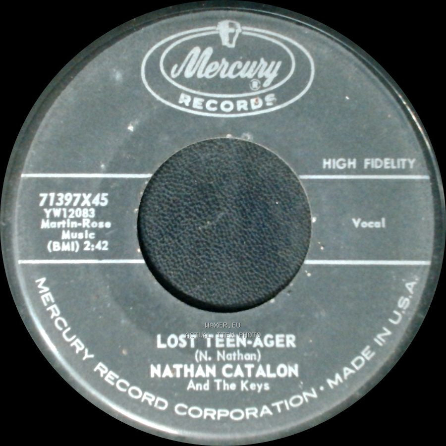 John Key And His Keys / Nathan Catalon And The Keys - Tucumscari / Lost Teen-Ager side B