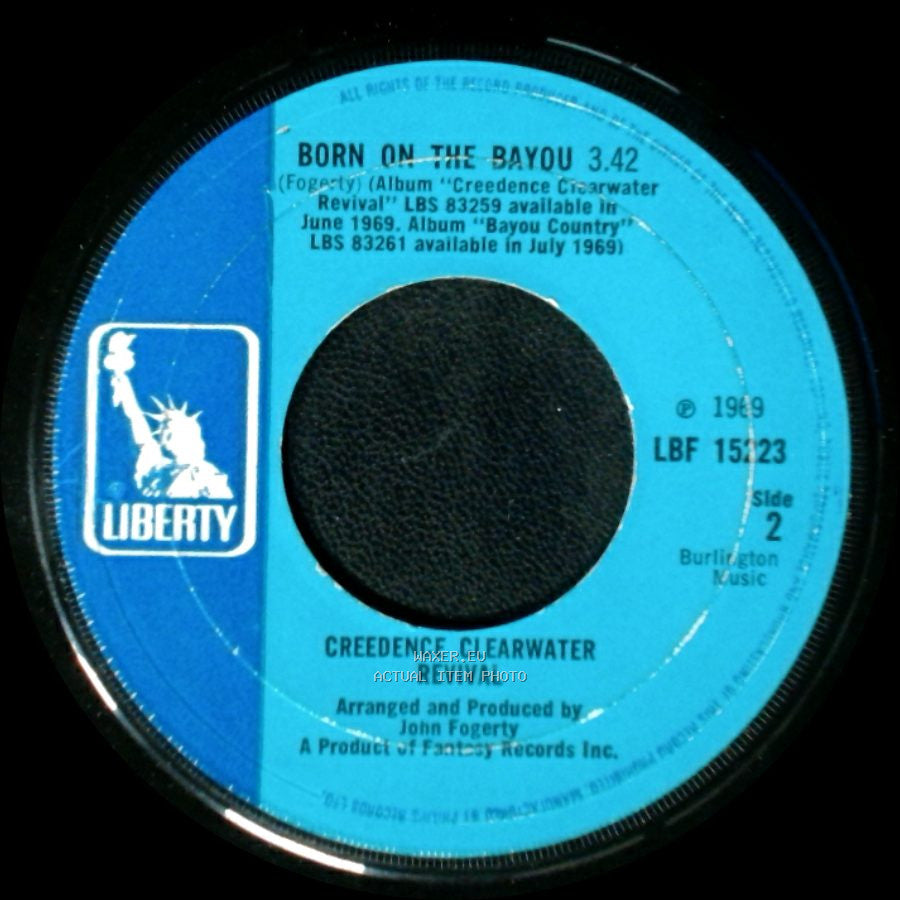 Creedence Clearwater Revival - Proud Mary / Born On The Bayou side B