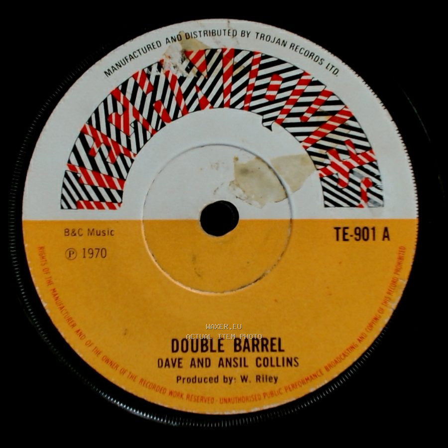 Dave And Ansil Collins - Double Barrel / Double Barrel (Version 2) side A