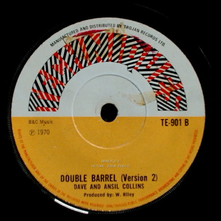 Dave And Ansil Collins - Double Barrel / Double Barrel (Version 2) side B