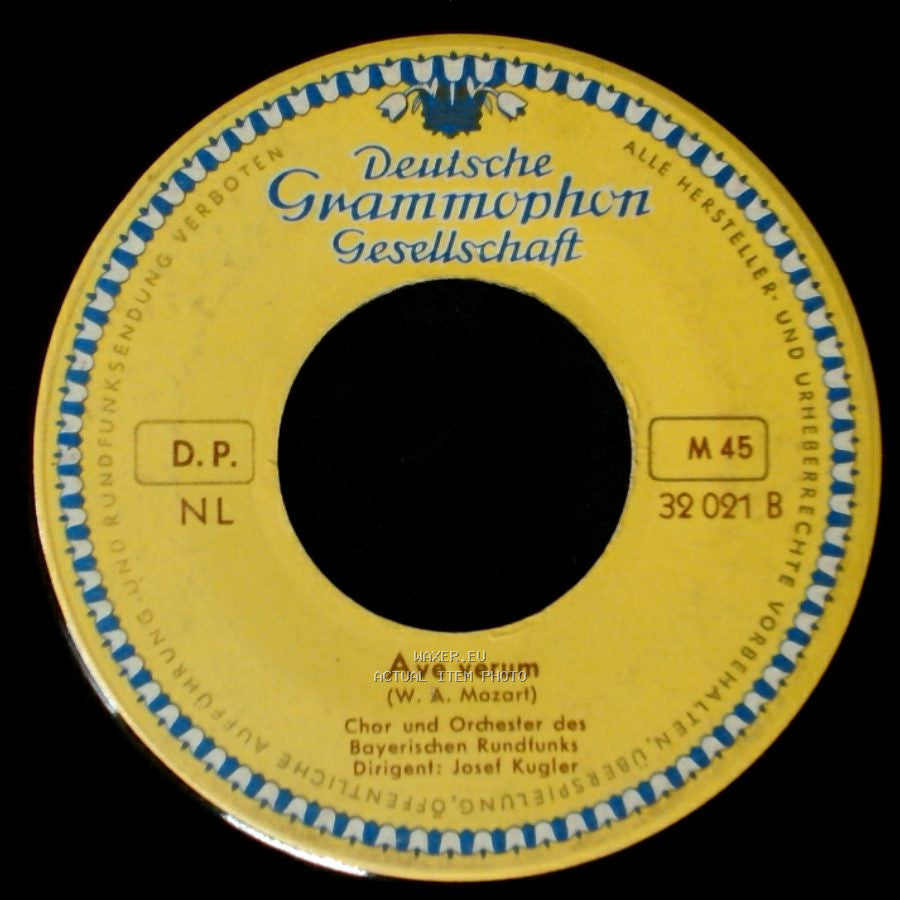 Chor Und Orchester Des Bayerischen Rundfunks Dirigent: Josef Kugler - Transeamus (Gloria In Excelsis Deo) / Ave Verum side B