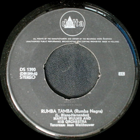 Martin Wulms And His Orchestra - Rumba Tamba (Rumba Negra) / Tjibidibidp side A