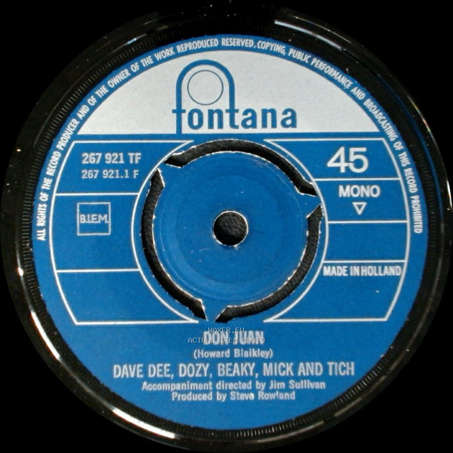 Dave Dee, Dozy, Beaky, Mick And Tich - Don Juan / Margareta Lidman side A