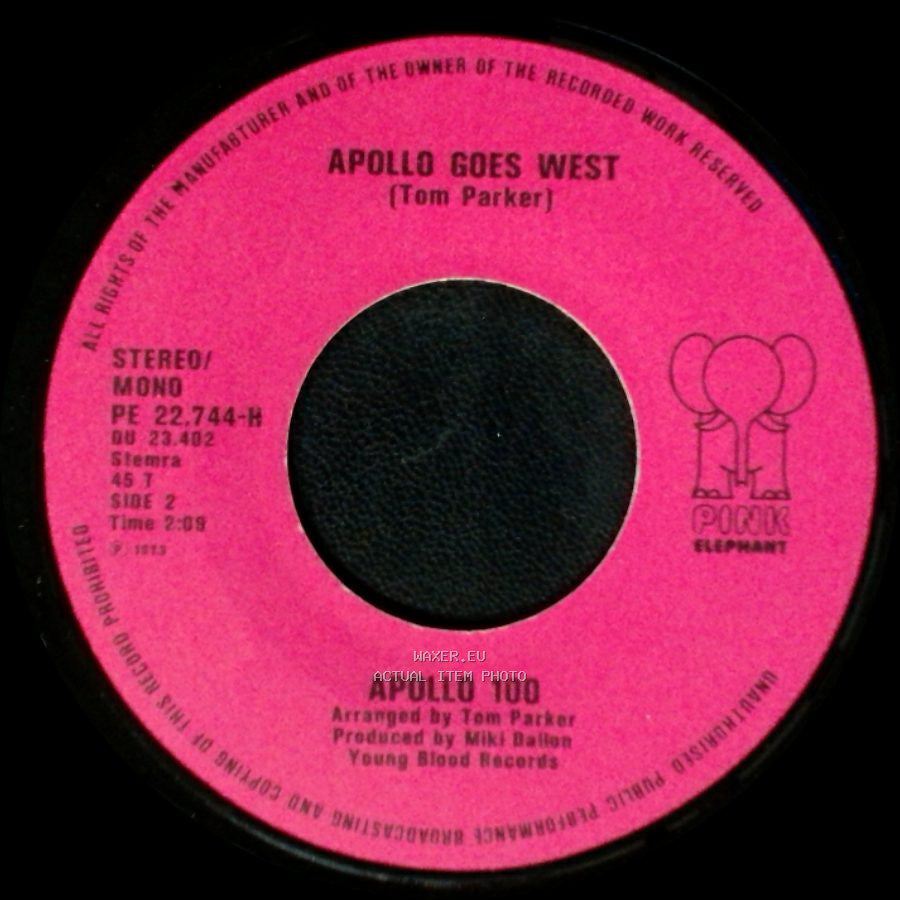 Apollo 100 - Besame Mucho / Apollo Goes West side B