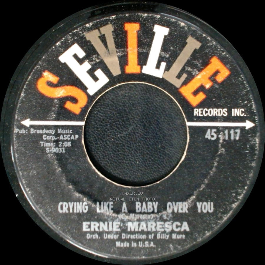 Ernie Maresca - Crying Like A Baby Over You / Shout! Shout! (Knock Yourself Out) side A