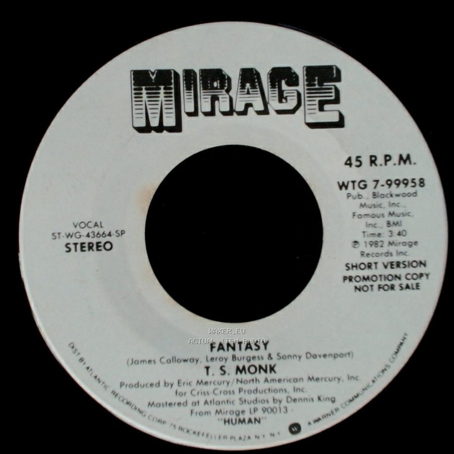 T. S. Monk - Fantasy / Fantasy side B