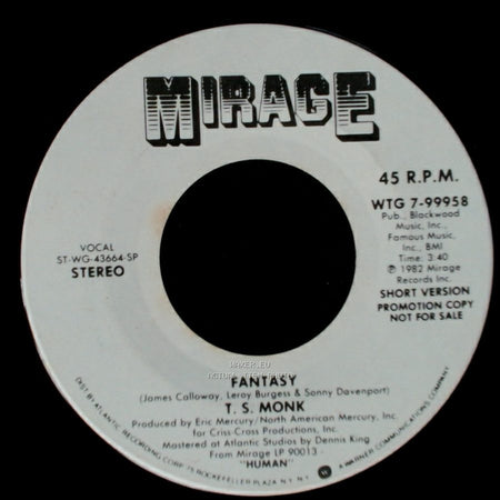 T. S. Monk - Fantasy / Fantasy side B